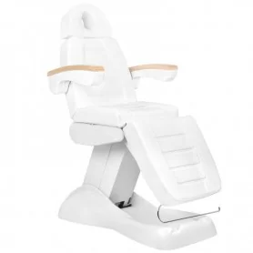 Electro cosmetic chair Luxury white, 3 motors