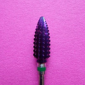 Tungsten carbide nail bit "Flame Coarse", ideal for acrylic & gel process T60205C0