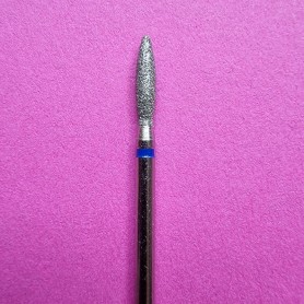 Deimantinis Antgalis Frezos Antgaliai Manikiūrui Nagams "liepsna su buku galu" Ø2,5 mm