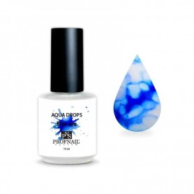 "Blue Sea" Aqua drops PNS (Drops for quick nail design)