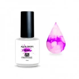 "Violet" Aqua drops PNS (Drops for quick nail design)