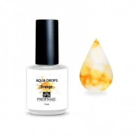 "Orange" Aqua drops PNS (Drops for quick nail design)