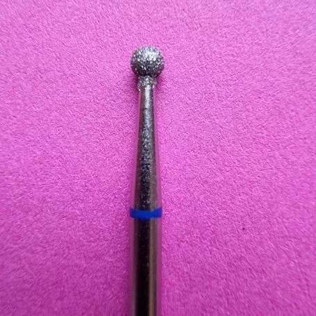 DIAMANT NAGEL FRÄSER MITTEL Diamantschleifer Diamantbohrer "Kugel" Ø2,5 mm, Bohrer mit Diamantkopf "Medium"