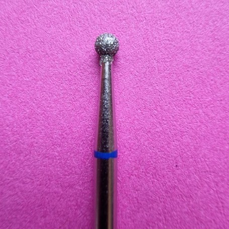Фреза алмазная "Шар" Ø2.5 mm, Бор с алмазной головкой средней зернистости "Medium"