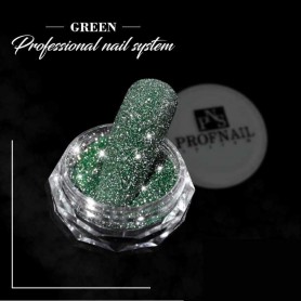 Šviečiantis pigmentas nagams "Green"