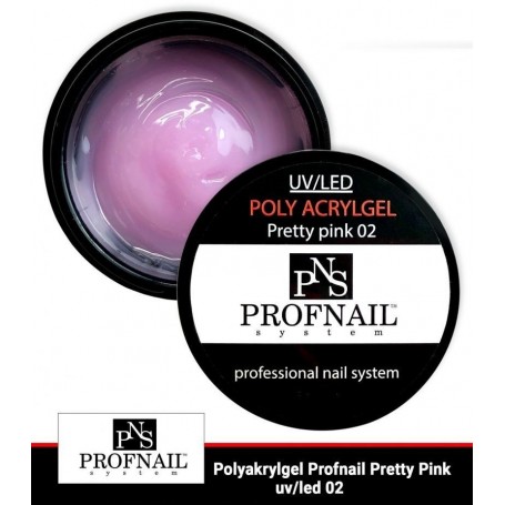 Polyacryl gel Profnail 02 pretty pink