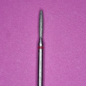Deimantinis Antgalis Frezos Antgaliai Manikiūrui Nagams "Liepsna su buku galu" Ø1,6 mm