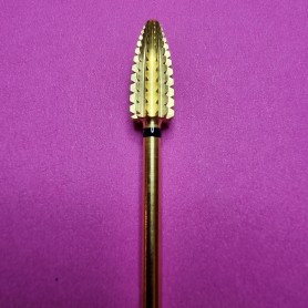 Carbide burr, "Flame", very coarse grit