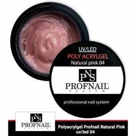 Poliakrilo gelis Profnail 04 Natūrali rožinė