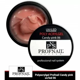 Poliakrilo gelis Profnail 06 Candy pink