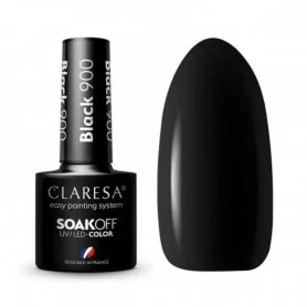 BLACK 900 CLARESA / Soakoff UV/LED Gel, 5 ml