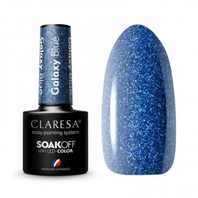Galaxy Blue CLARESA / Żelowy lakier do paznokci 5 ml