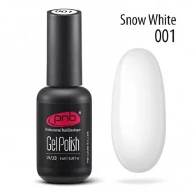 001 SNOW WHITE PNB / Гель-лак для ногтей 8мл