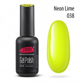 PNB 038 NEON LIME / Soakoff UV/LED Gel, 8 ml