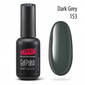 PNB DARK GREY 153 / Soakoff UV/LED Gel, 8 ml