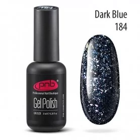 PNB STAR WAY DARK BLUE 184 / Гель-лак для ногтей 8мл