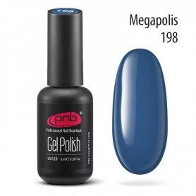 PNB MEGAPOLIS 198 / Żelowy lakier do paznokci 8 ml