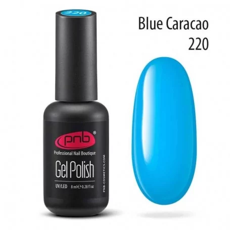 PNB BLUE CURAСAO 220 / Żelowy lakier do paznokci 8 ml