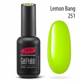 PNB LEMON BANG 251 / Soakoff UV/LED Gel, 8 ml