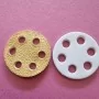 Replaceable files on a soft basis "with holes" for a pedicure disc Ø25mm 120grit (1pc)