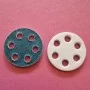Replaceable files on a soft basis "with holes" for a pedicure disc Ø25mm 180grit (1pc)