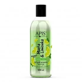 APIS Energy Shot, suihkugeeli Mint & Lime 500ml
