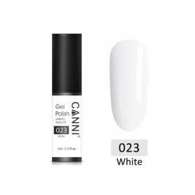023 5ml WHITE CLASSIC Pure CANNI UV Gel Polish