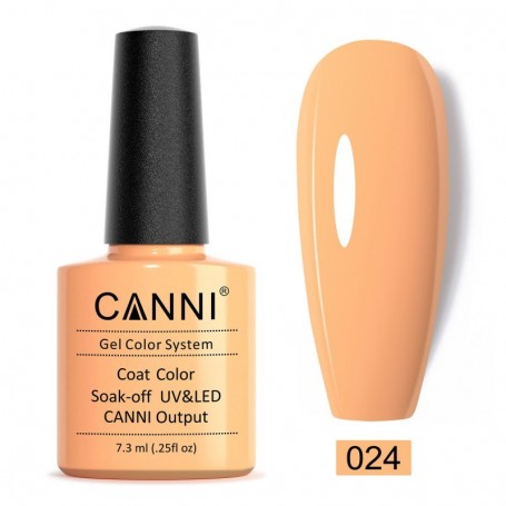 Orange Pink Canni Soak Off UV LED Nail Gel Polish