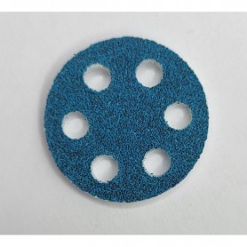 Replaceable files on a soft basis "with holes" for a pedicure disc Ø25mm 180grit (1pc)