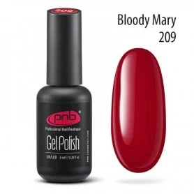 PNB BLOODY MARY 209 / Гель-лак для ногтей 8мл