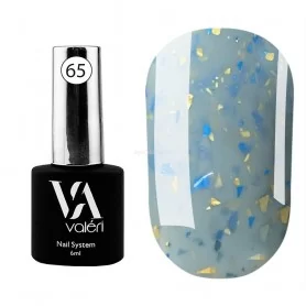 Valeri Base Potal №065 (cold gray-green with gold and blue potal), 6 ml