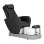 SPA ARMCHAIR FOR PEDICURE AZZURRO 016C BLACK WITH BACK MASSAGE AND HYDROMASSAGE