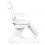 ELECTRIC COSMETIC ARMCHAIR. LUX 4M WHITE WITH A CRADLE