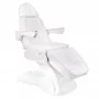 Elektryczny fotel kosmetyczny SILLON Lux 273b, 3 silniki, biały