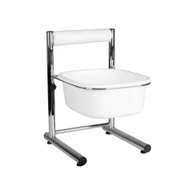PEDICURE TRAY WITH HEIGHT ADJUSTABLE CHROME