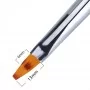Ombre brush Glam Line No Name white zircons 13mm
