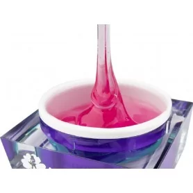 15ml Gels nagu pieaudzēšanai Jelly Pink Glass