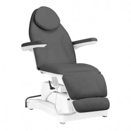 Elektrinė kosmetinė kėdė "Sillon Basic Pedi", 3 varikliai, pasukama, pilka