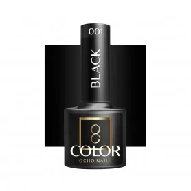 Black 001 OCHO NAILS 5g / Soakoff UV/LED Gel, 5 ml