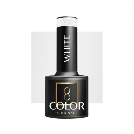 White 002 OCHO NAILS 5g / Nagellack UV/LED Gel, 5 ml