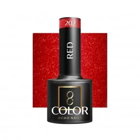 Red 202 OCHO NAILS 5g / Nagellack UV/LED Gel, 5 ml