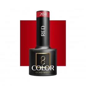 Red 204 OCHO NAILS 5g / Nagellack UV/LED Gel, 5 ml