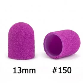 Pedicure tips 13 mm gradation 150 - 10 pcs Purple