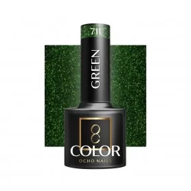 OCHO NAILS Green 711 UV Gel nail polish -5 g