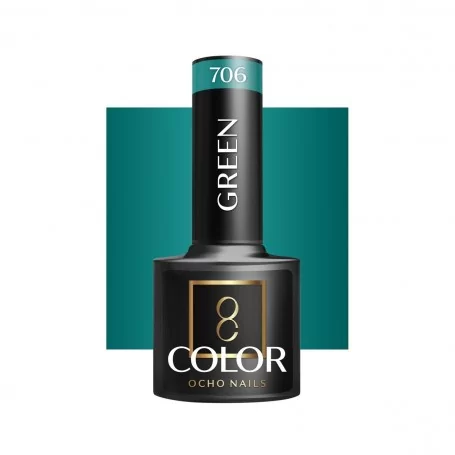OCHO NAILS Green 706 UV Gel nail polish -5 g