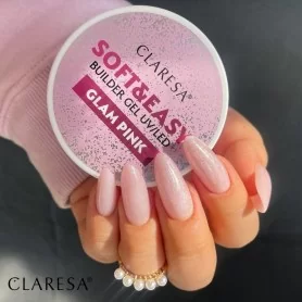Gel zum Aufbau von Claresa „Glam Pink“ 90 g