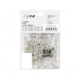 Glass nail rhinestones SS6 Crystal AB 1440 pcs per package