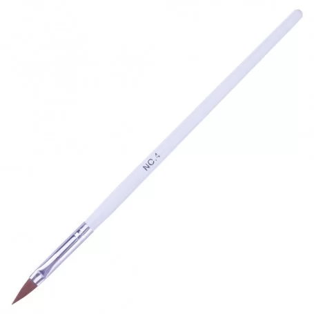 Universal brush, size 4, white, bristle length 15mm