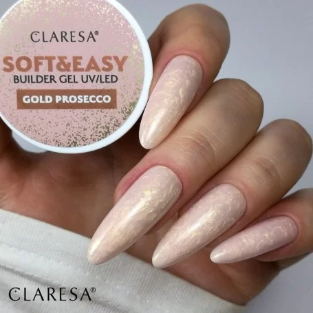 Claresa builder gel Soft&Easy gold prosecco 45g