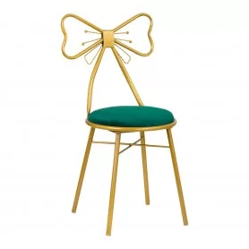 Chair Velvet DT2 with green ribbon
